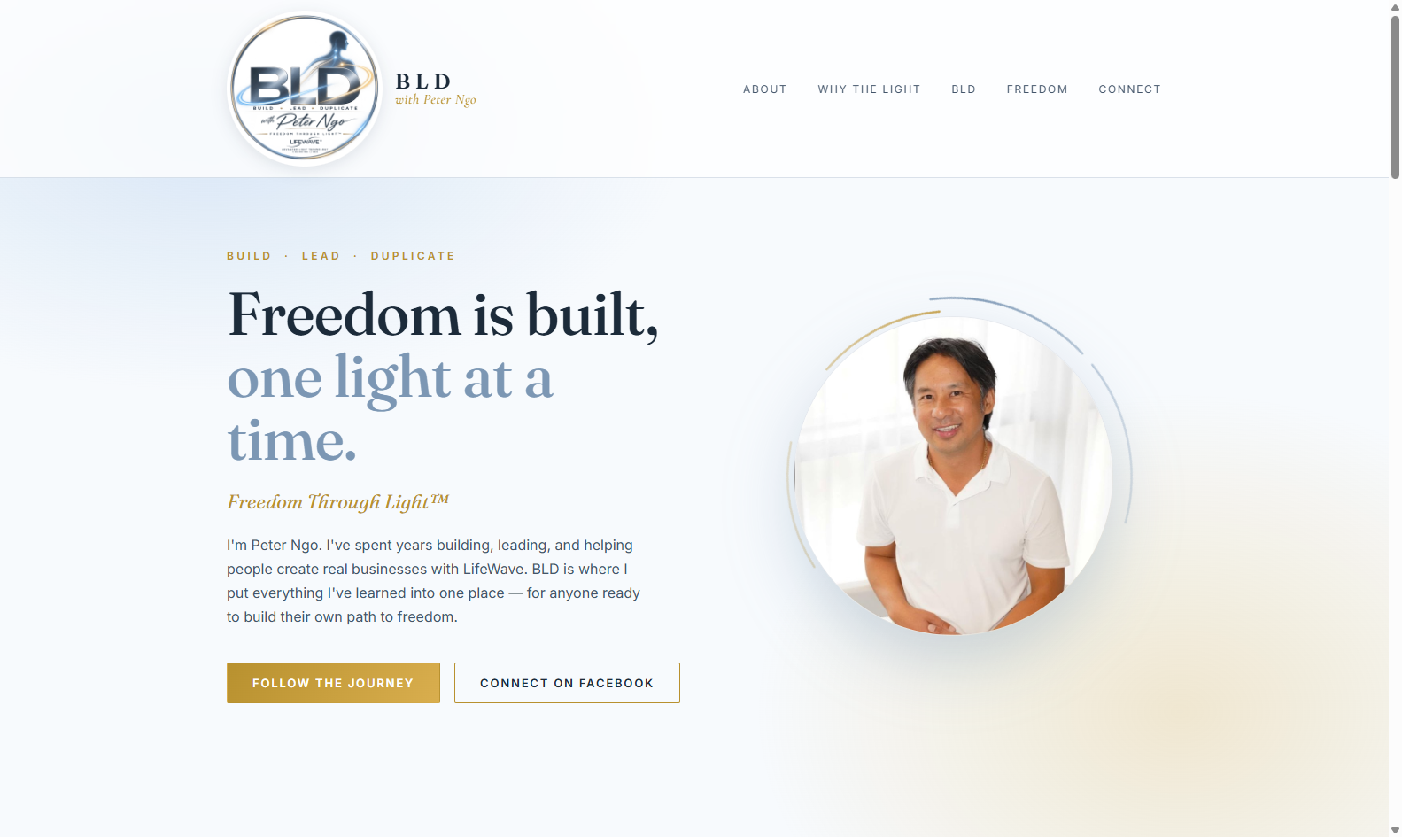 BLD with Peter Ngo website