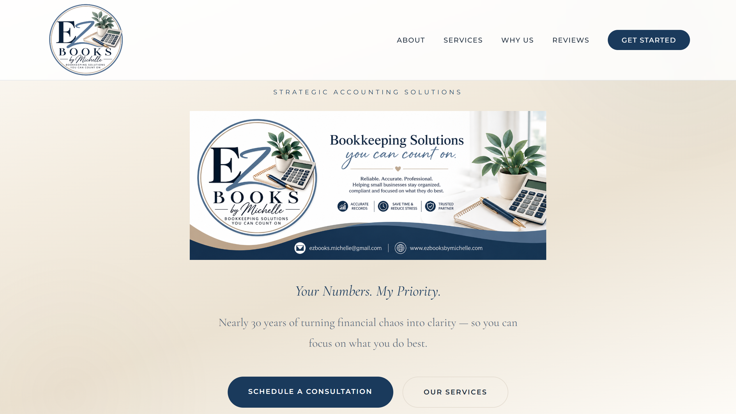 EZ Books by Michelle website